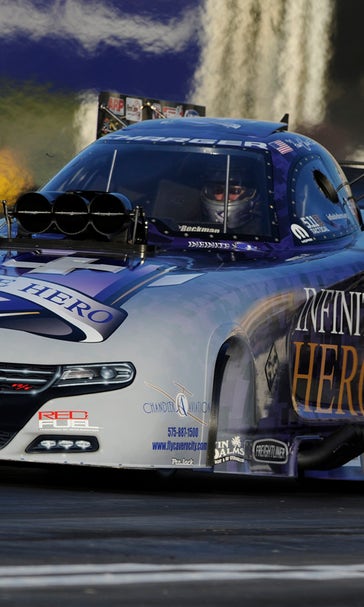 NHRA's Jack Beckman breaks track record during Friday qualifying